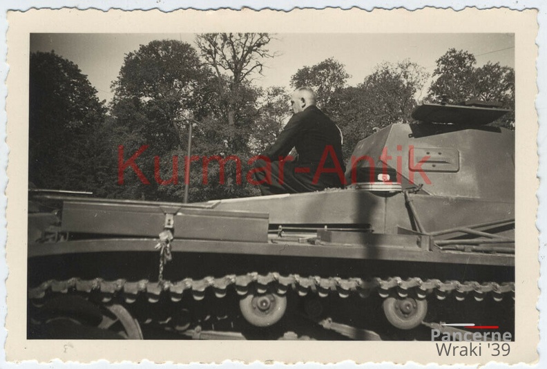 [Z.Pz.Lehr.Abt.001] C134 Foto Wehrmacht Panzer Lehr Abtl. Parade Berlin Haupt. Peffer Tiergarten