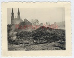 [Z.Pz.Lehr.Abt.001] C151 Foto Wehrmacht Panzer Lehr Abtl. Polen Feldzug Sokoly Kirche church Ruinen