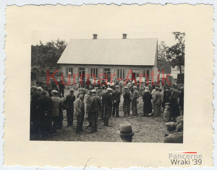 [Z.Pz.Lehr.Abt.001] C161 Foto Wehrmacht Panzer Lehr Polen Feldzug Brest Damatschawa POW Gefangene