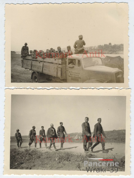 [Z.Pz.Lehr.Abt.001] C225 Fotos Wehrmacht Panzer Lehr Abtl. Polen POW Gefangene Beute LKW opel Blitz.jpg