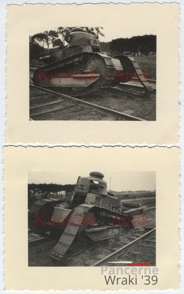 [Z.Pz.Lehr.Abt.001] C226 Fotos Wehrmacht Panzer Lehr Abtl. Polen Beute Panzer Renault Eisenbahn.jpg