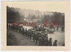 [Z.Inf.Rgt.072.001] C243 Foto Wehrmacht Infanterie Reg. 72 Polen Feldzug PKW Mercedes General Parade