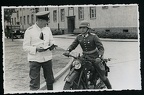 [Z.Pz.Nachr.Abt.39.001] B030 AK Krad Fahrer Stahnsdorf 2. WK 1933-45 Panzerregiment aw