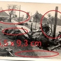 [Z.X0004] #15 Bzura Kampf Polen Marsch nach Warschau zerstorte Artillerie Wagen Geschutz 1939