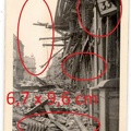 [Z.X0004] #28 Polen 1939 Warschau Kampf zerstorte Gebaude Ruinen Haus Nummer 33 x 2