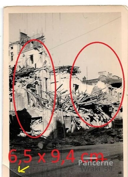 [Z.X0004] #29 Polen 1939 Warschau Kampf zerstorte Gebaude Ruinen Haus Nummer 33 x 2.jpg