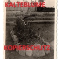 [Z.Inf.Rgt.102.001] Offizier Grab Hauptmann I.R. 102 an der Warta bei Lodz Polen Feldzug 1939 a