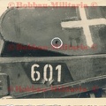 [Z.Pz.Rgt.07.001] L194 Polen Panzerkampfwagen Nummer 601 mit polnischen PAK Treffer Balkenkreuz aw