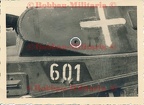 [Z.Pz.Rgt.07.001] L194 Polen Panzerkampfwagen Nummer 601 mit polnischen PAK Treffer Balkenkreuz aw