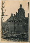 [Z.Inf.Rgt.20.001] #017 Foto Soldaten bei zerstörte Kirche in WARSCHAU Polen 1939