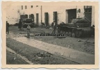 [Z.Inf.Rgt.72.002] #04 Orig. Foto zerstörte Panzer Tank nach Kampf um WARSCHAU Polen 1939