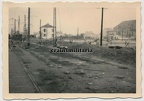 [Z.Inf.Rgt.72.002] #12 Orig. Foto Strassensperre b. Strassenbahn in WARSCHAU Polen 1939