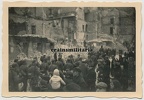 [Z.Inf.Rgt.72.002] #13 Orig. Foto Bevölkerung b. Einmarsch 46.ID in zerstörtes WARSCHAU Polen 1939