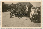 [Z.Art.Rgt.53.001] #008 Mechaniker Art.Rgt.53 mit Krad Motorrad Lkw in Kaserne ANSBACH 1939