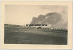[Z.Art.Rgt.53.001] #049 Foto Panorama brennendes WARSCHAU Polen 1939