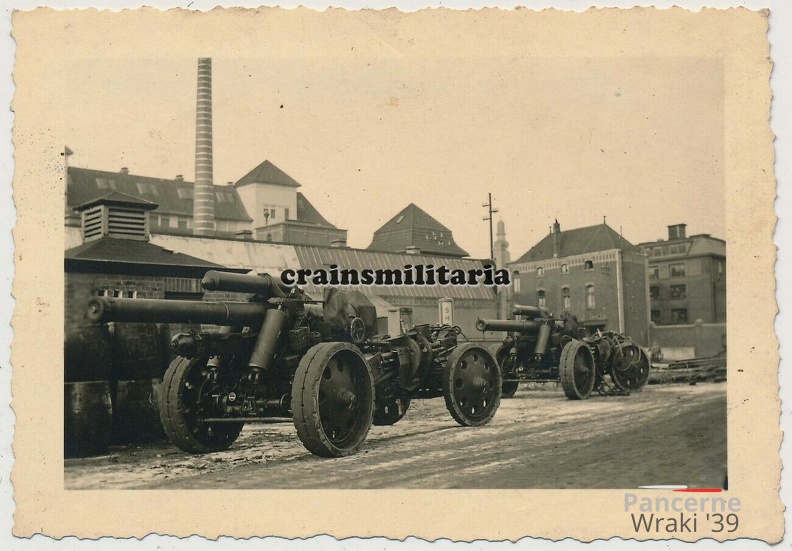 [Z.Art.Rgt.53.001] #082 Foto Artillerie Geschütz AR53 in Fabrik WICKRATH b. Mönchengladbach 1940
