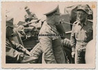 [Z.Art.Rgt.53.001] #105 Foto DAK General ERWIN ROMMEL b. Besuch Kampf um TOBRUK Afrika 1941