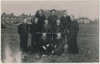 [Z.Art.Rgt.53.001] #112 Foto AK Portrait Gefangene in POW Camp Mellands Gorton Manchester UK 1945 aw