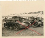[Z.X0015] N1 Wehrmacht 2.WK ww2 Foto Beutepanzer Panzer Polen-Feldzug Tomaszow PzKpfw 7TP aw