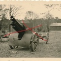 [Z.X0015] Nr. 29387 Foto Wehrmacht Einmarsch Polen Geschütz 4,5 x 6 cm aw