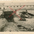 [Z.X0015] Nr. 29395 Foto Deutsche Wehrmacht Einmarsch Polen zerstörter Panzer 4,5 x 6 cm aw