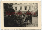 [Z.Inf.Rgt.59.002] A819 Foto Wehrmacht Infanterie Reg. 59 Polen Lódz Soldat Pferde Kutsche