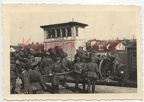 [Z.Art.Rgt.157.001] B486 Foto Wehrmacht Artillerie Reg.157 57. Inf Div Österreich Bahnhof Tulln 3.38