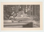 [S0005] Deutsche Kampfpanzer Panzer IV mit weißem Balkenkreuz beim Vormarsch 2.Weltkrieg