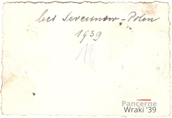 [7TP][#124]{006}{a} 1.BCzL, Sewerynów (gm.Głowaczów), weiße Balkenkreuz, B5 Friedel rw