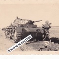 [S0012] Sd Kfz Panzer 3 Tank Kennung 243 nach Treffer Polen 1939 weißes Balkenkreuz aw