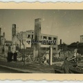[Z.Inf.Rgt.44.001] Foto Strassenszene in zerstörtes WARSCHAU Praga Polen 1939