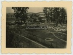 [Z.Inf.Rgt.44.001] Foto zerstörte Häuser b. Weichsel Wisla Brücke in WARSCHAU Polen 1939