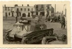 TKS [#001] szwadron czołgów rozpoznawczych WBPanc.-Mot., Ciepielów las później Lipsko, Weißes Kreuz