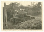 [TKS][#261]{002}{a} 63.KCzR, Grudusk - Spieß der Wehrmacht auf einer polnischen Panzer Tankette in Polen 1939