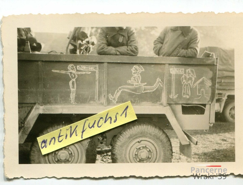 [Z.Pz.Rgt.31.003] #030 Deut.Militär-LKW mit Bemalung nach Front Einsatz bei Gorlice in Polen 1939 aw
