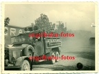 [Z.X0025] FOTO (12x9cm) - POLEN 1939 - FAHRZEUG - LKW - NACHRICHTEN  FUNKER  Kabeltrommel aw