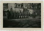 [Z.X0026] Orig. Foto Appell Schutzpolizei Lübeck b. Kirche in Tschechien Polen 1939
