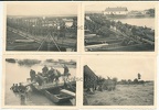 [Z.Inf.Rgt.91.001] 4 Fotos Wehrmacht Pioniere Brücke 27. ID Annaberg Oberschlesien IR 91 Polen 1939