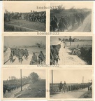 [Z.Inf.Rgt.91.001] 6 Fotos Landser beim Vormarsch in Polen 1939 IR 91 Feldküche Pferde 27. ID