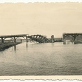 [Z.Pz.Abw.Abt.53.001] Foto Panzerjäger Abt. 53 Polenfeldzug 1939 gesprengte Brücke über Fluss in Polen