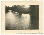 [Z.Pz.Rgt.04.001] #005 Foto Panzer durchfährt einen Fluss im Sudetenland Pz. Reg. 4 Tschechien 1938