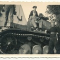 [Z.Pz.Rgt.04.001] #010 Foto Panzer II als Befehlsstelle ! Pz. Reg. 4 Tschechien Groß Rammerschlag 1938 aw