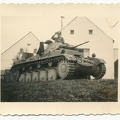 [Z.Pz.Rgt.04.001] #011 Foto Panzermann im Panzer II Pz. Reg. 4 Groß Rammerschlag Tschechien Sudetenland aw