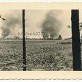 [Z.Pz.Rgt.04.001] #040 Foto Kämpfe in Polen 1939 Dorf brennt ! Panzer Regiment 4 Polenfeldzug 2. PD