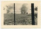 [Z.Pz.Rgt.04.001] #040 Foto Kämpfe in Polen 1939 Dorf brennt ! Panzer Regiment 4 Polenfeldzug 2. PD