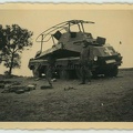 [Z.Inf.Rgt.92.001] #025 Orig. Foto 8-Rad Funk SdKfz Panzerspähwagen Wrack vor LOMZA Narew Polen 1939