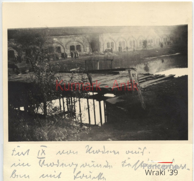 [Z.Art.Rgt.49.001] C466 Foto Wehrmacht Art. Reg.49 Polen Feldzug Warschau Bunker Fort IX TOP !!