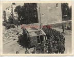 [Z.Art.Rgt.49.001] C480 Foto Wehrmacht Art. Reg.49 Polen Feldzug Warschau Mokotów Straßenbahn tram