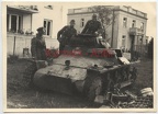 [Z.Art.Rgt.49.001] C483 Foto Wehrmacht Art. Reg.49 Polen Feldzug Warschau Mokotów Panzer I Befehlsw