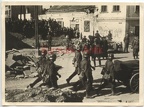 [Z.Art.Rgt.49.001] C495 Foto Wehrmacht Art. Reg.49 Polen Feldzug Warschau Ruine Parade 10. Inf. Div